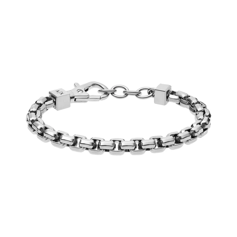 Armani Exchange Stainless Steel Chain Bracelet Men’s AXG0045040