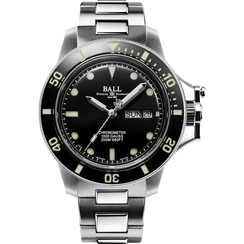 BALL Engineer Hydrocarbon Original Black Dial Stainless Steel Men’s Watch DM2118B-SCJ-BK
