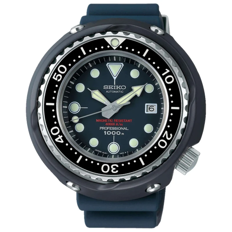 Seiko Prospex Limited Edition 1975 'Tuna' Automatic Blue Dial Silicone Strap Men's Watch SLA041J1 (Damaged Box)