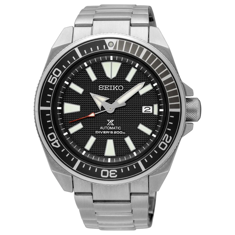 Seiko Prospex "Samurai" Automatic Black Dial Stainless Steel Men's Watch SRPF03K1