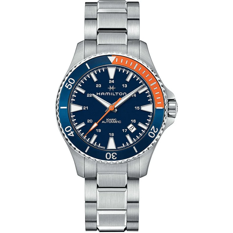 Hamilton Khaki Navy 40mm Blue Dial Steel Mens Automatic Watch H82365141