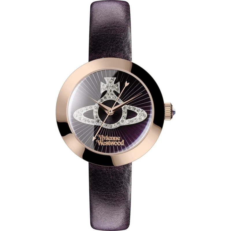 Vivienne Westwood Queensgate Purple Rose Gold Ladies’ Watch VV150RSPP