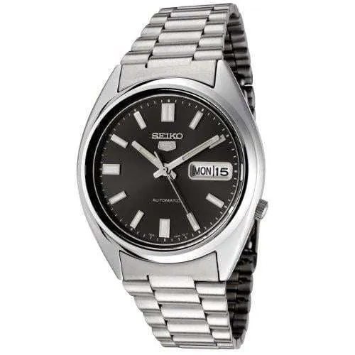 Seiko 5 Automatic Stainless Steel Black Dial Men’s Watch SNXS79K
