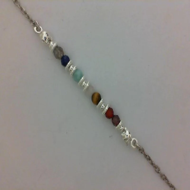 Bracelets Simples P.Couleur Chaîne Fine Et Maille Douce Longue Édition Spécifique - Argent 925