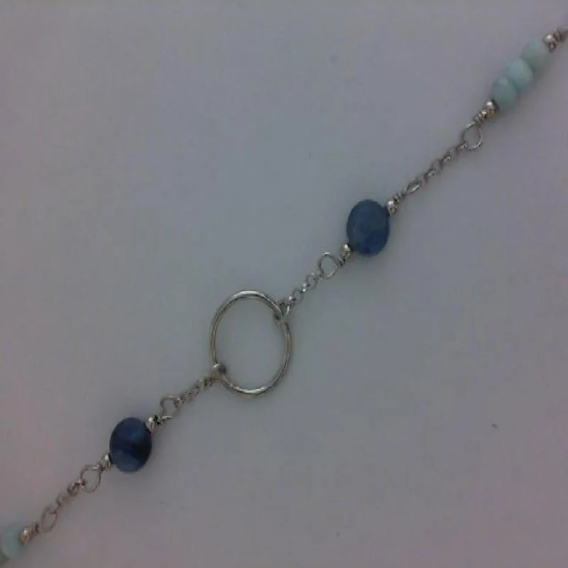 Bracelet Souple Modèle P Couleur – Argent 925, Longueur Réglable, Maillons Fins