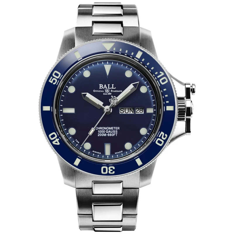 Ball Engineer Hydrocarbon Original Automatic Blue Dial Stainless Steel Bracelet Mens Watch DM2218B-S1CJ-BE
