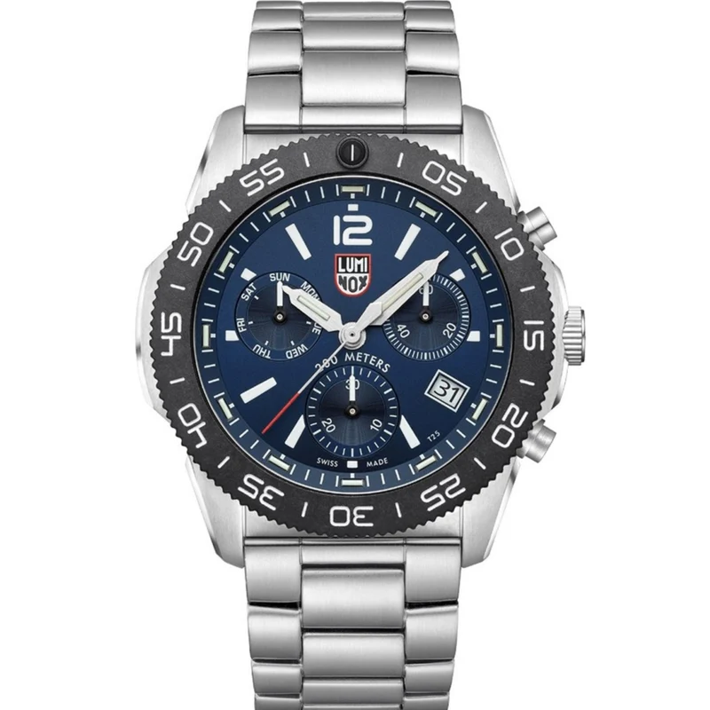 Luminox Pacific Diver 44mm Chronograph Blue Dial Steel Mens Quartz Watch XS.3144