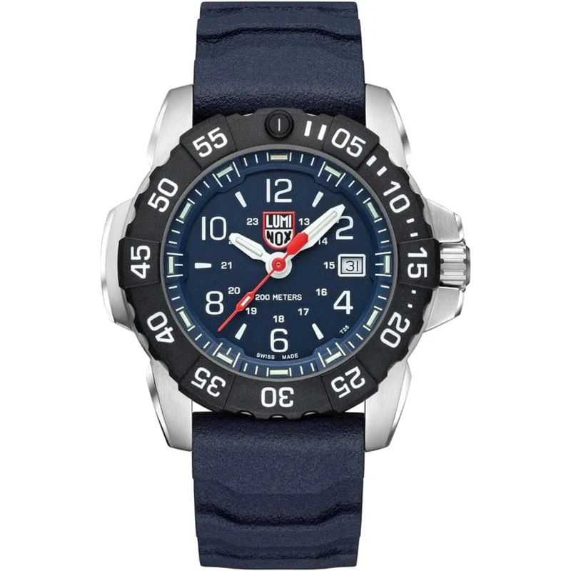 Luminox Navy Seal 45mm Blue Dial Rubber Mens Quartz Watch XS.3253.CB