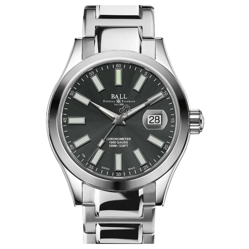 Ball Fireman Victory Automatic Silver Dial Stainless Steel Bracelet Mens Watch NM9026C-S6CJ-GY
