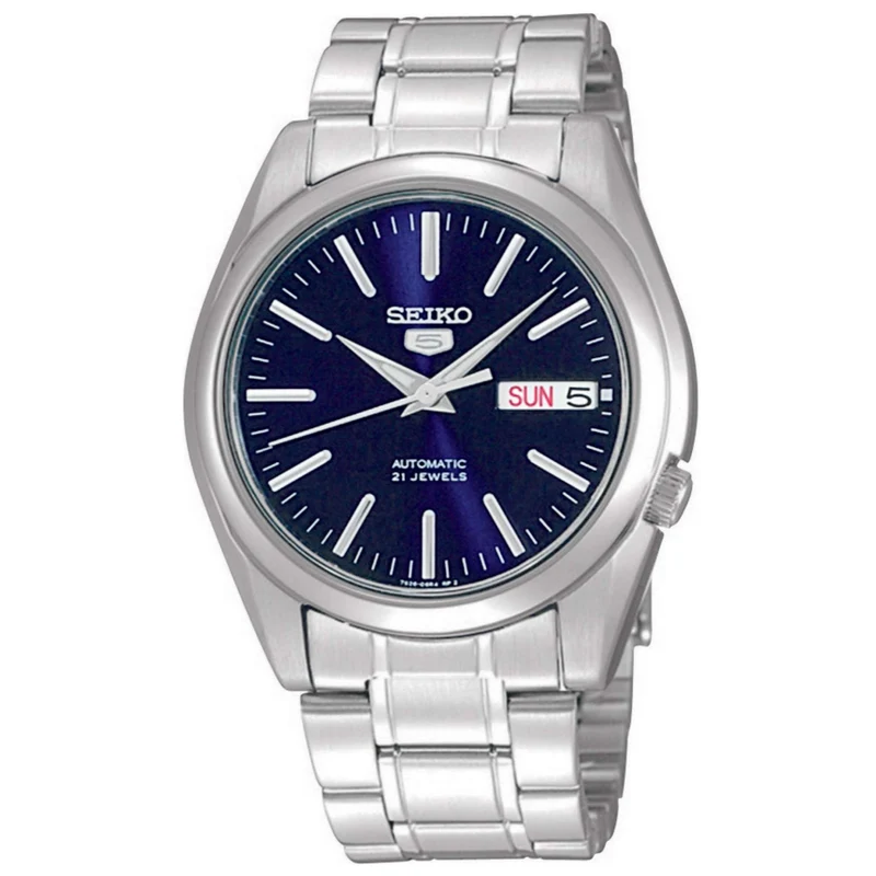 Seiko 5 Automatic Blue Dial Steel Strap Men's Watch SNKL43K1