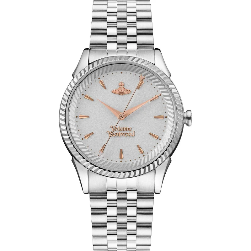 Vivienne Westwood Seymour Quartz Silver Dial Silver Stainless Steel Bracelet Ladies Watch VV240SLSL