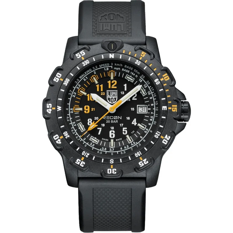 Luminox Recon 45mm Black Dial Rubber Mens Quartz Watch XL.8825.H.SET