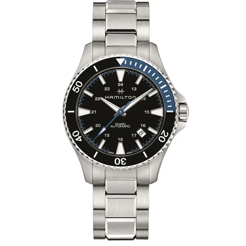 Hamilton Khaki Navy 40mm Black Dial Steel Mens Automatic Watch H82315131
