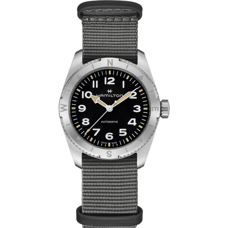 Hamilton Khaki Field 37mm Expedition Black Dial NATO Mens Automatic Watch H70225930