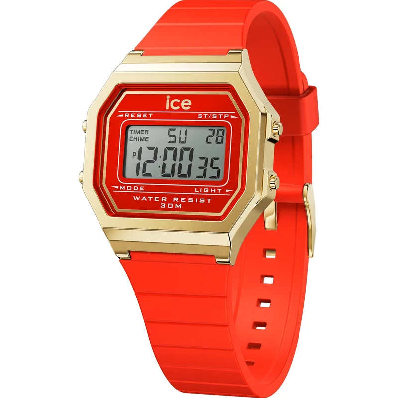 ICE Digit Retro Red Digital Silicone Strap Watch 022070