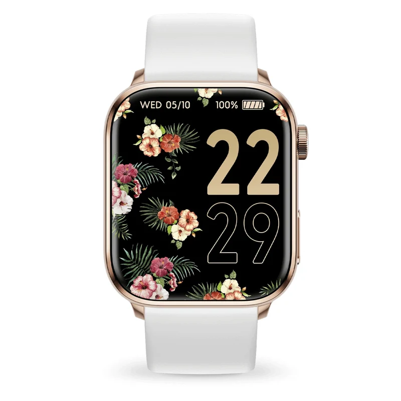 ICE Smart 2.0 Rose Gold White AMOLED Digital Silicone Strap Watch 022537