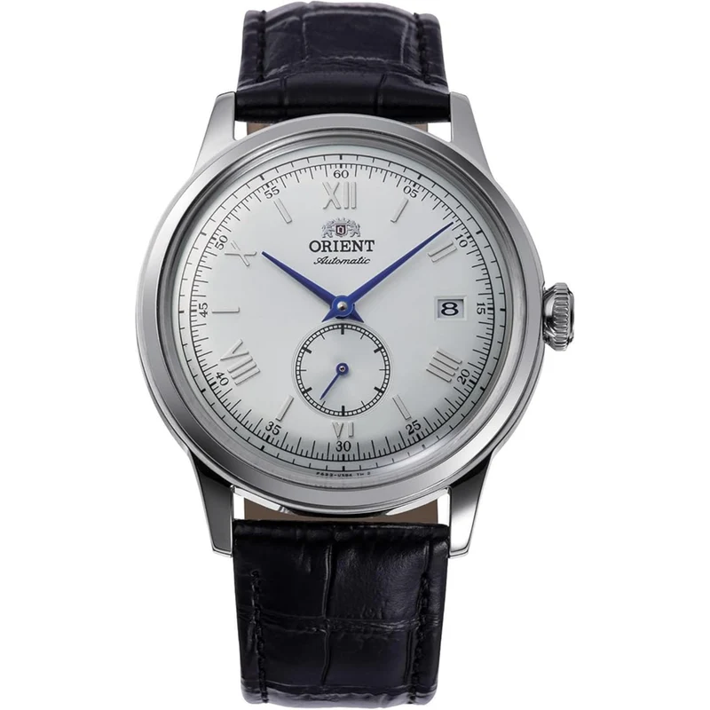 Orient Bambino 38mm Small Seconds White Dial Leather Mens Automatic Watch RA-AP0104S30B