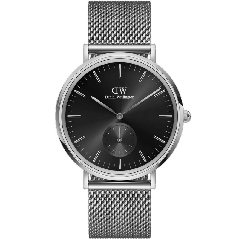 Daniel Wellington Classic 40mm Small Seconds Black Dial Steel Mens Quartz Watch DW00100711