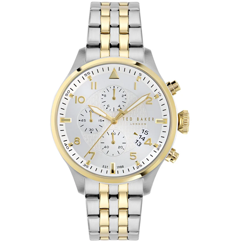 Ted Baker Fulmaar Urban Steel Silver Dial Men's Watch BKPFMF409