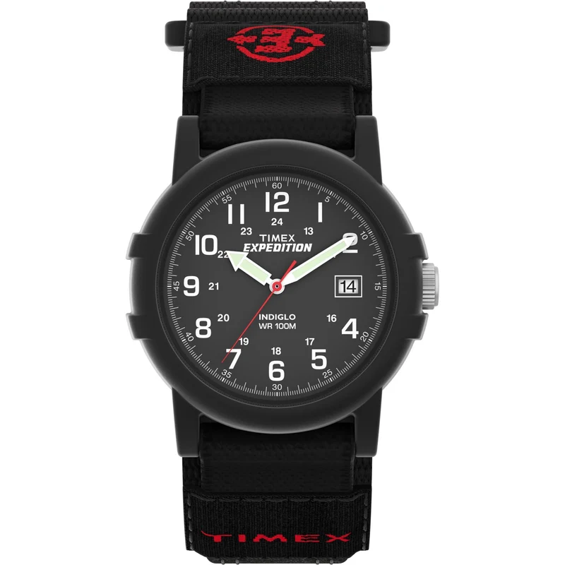 Timex Expedition 38mm Black Dial Fabric Mens Quartz Watch T40011