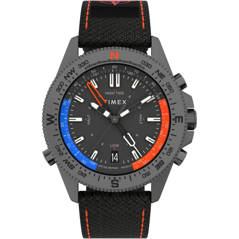 Timex Expedition 43mm Black Dial Fabric Mens Quartz Watch TW2V03900