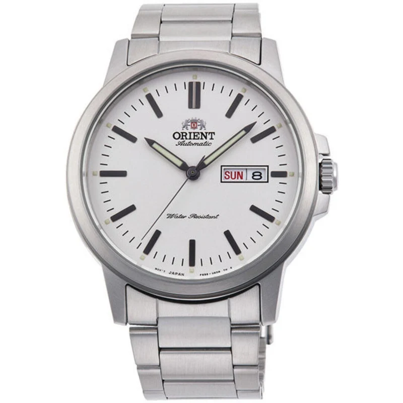 Orient Contemporary 42mm White Dial Steel Mens Automatic Watch RA-AA0C03S39B
