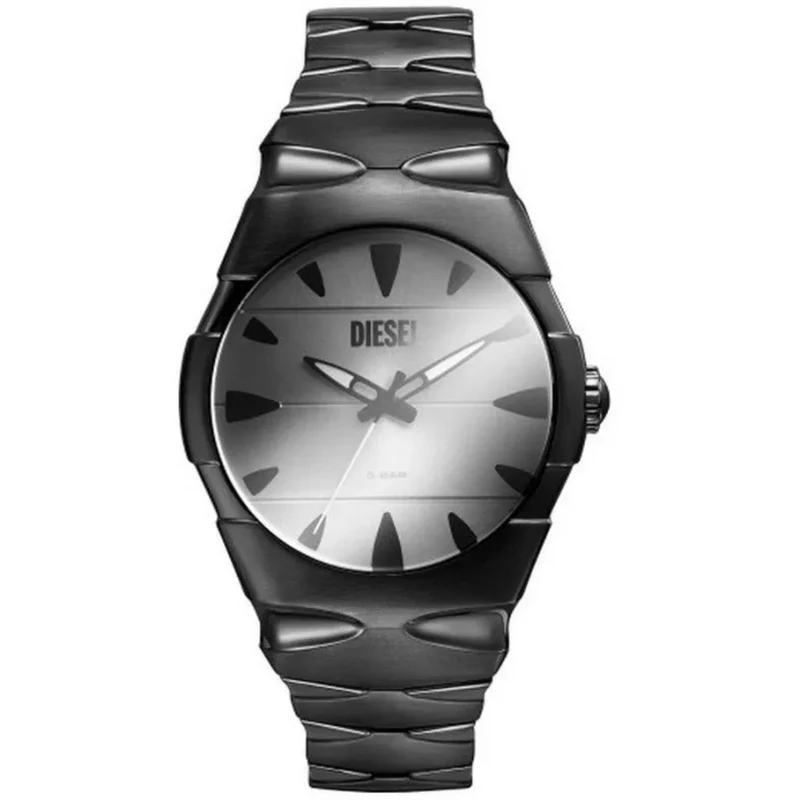 Diesel D-Sruptor 42mm Silver Dial Steel Quartz Watch DZ2213