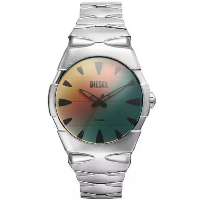 Diesel D-Sruptor 42mm White Dial Steel Mens Quartz Watch DZ2212