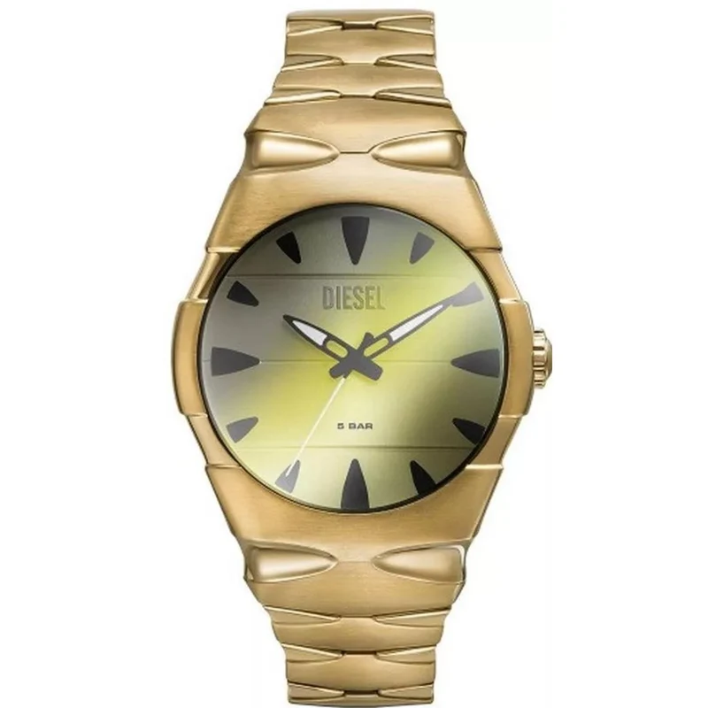 Diesel D-Sruptor 42mm Silver Dial Steel Quartz Watch DZ2214