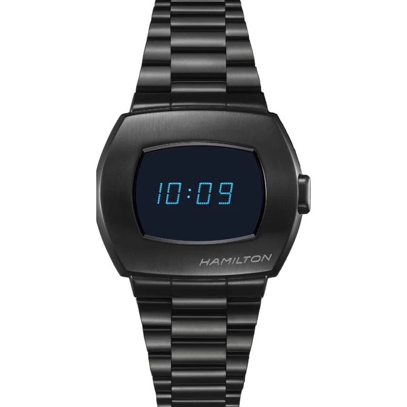 Hamilton American Classic 41mm PSR Digital Steel Mens Quartz Watch H52404131