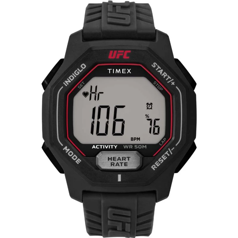 Timex UFC 46mm Digital Rubber Mens Quartz Watch TW2V83800