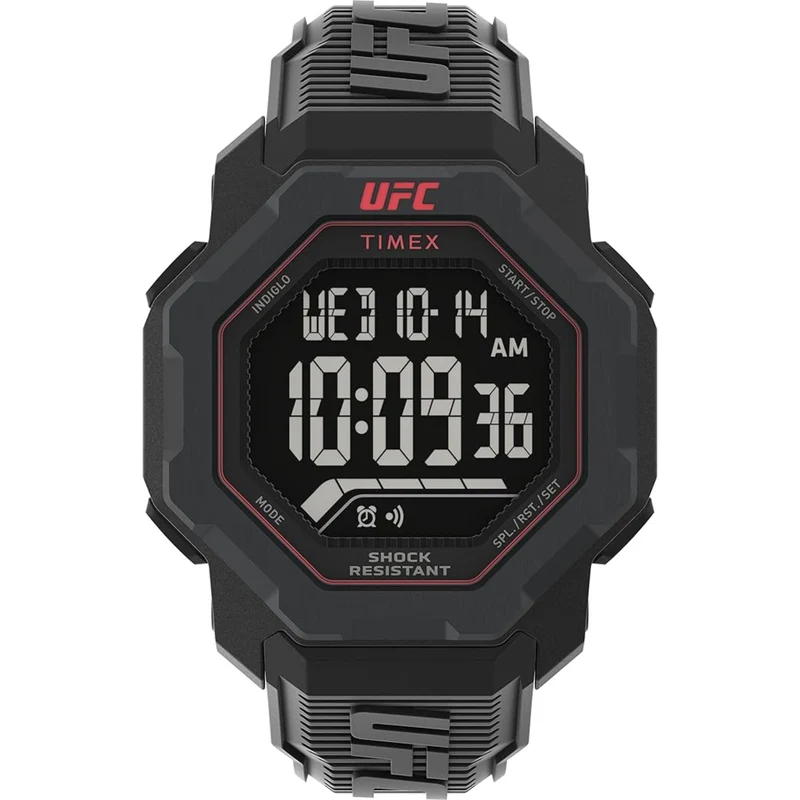 Timex UFC 49mm Digital Resin Mens Quartz Watch TW2V88100