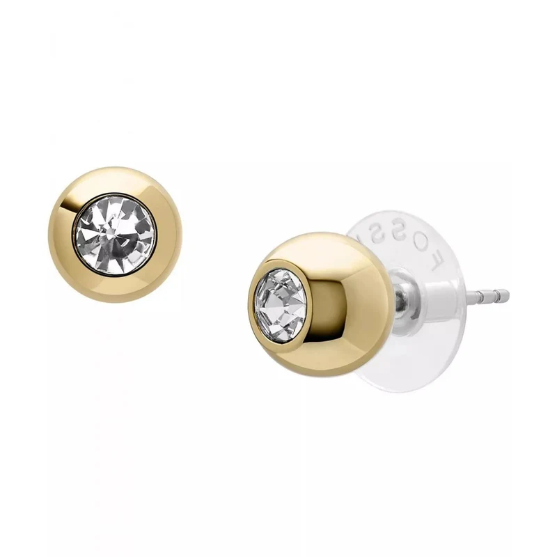 Fossil Bright Baubles Gold-Tone Brass Stud Women's Earrings JA7251710