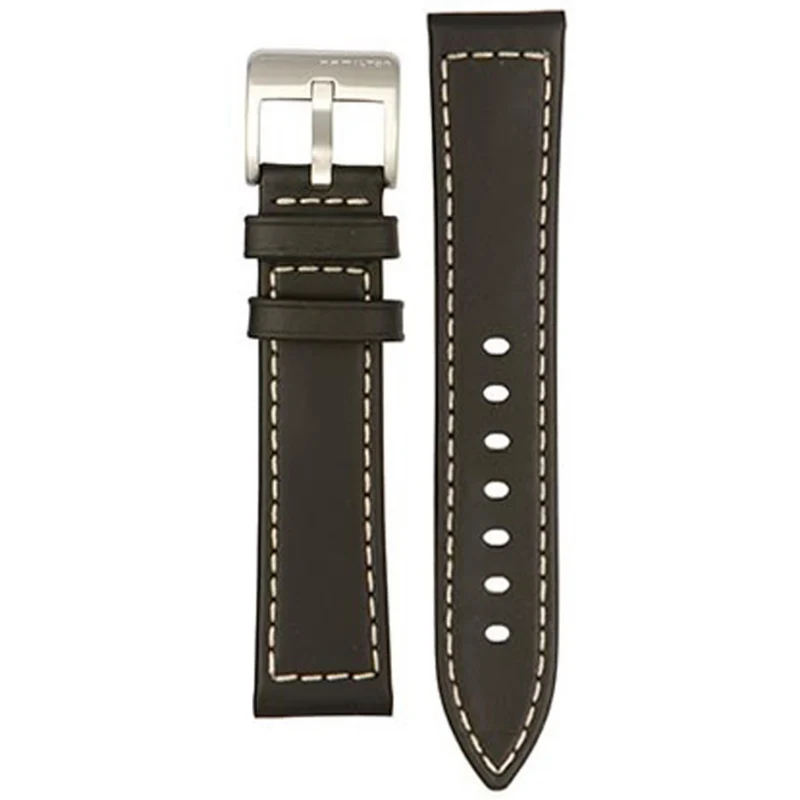 Hamilton Khaki Field Black Leather Strap H690704110