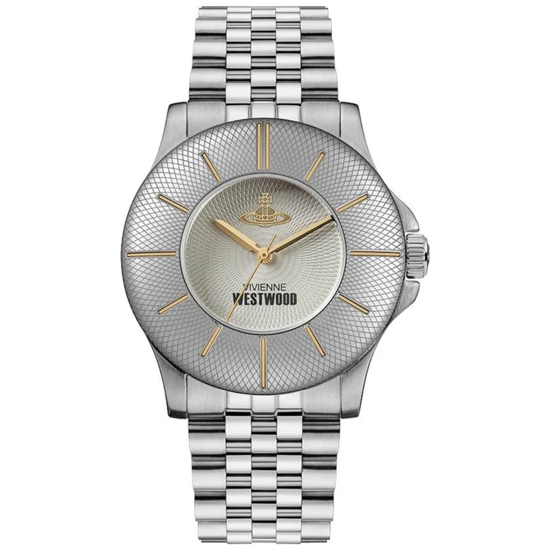 Vivienne Westwood Walbrook 37mm Silver Dial Steel Ladies Quartz Watch VV309CGSL