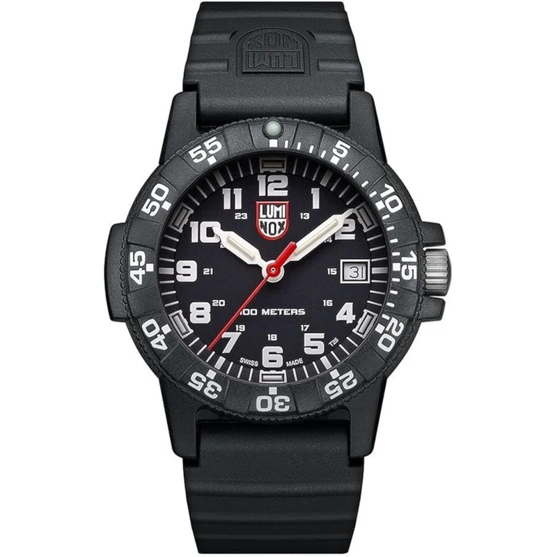 Luminox Leatherback Sea Turtle 39mm Black Dial Silicone Mens Quartz Watch XS.0301.L