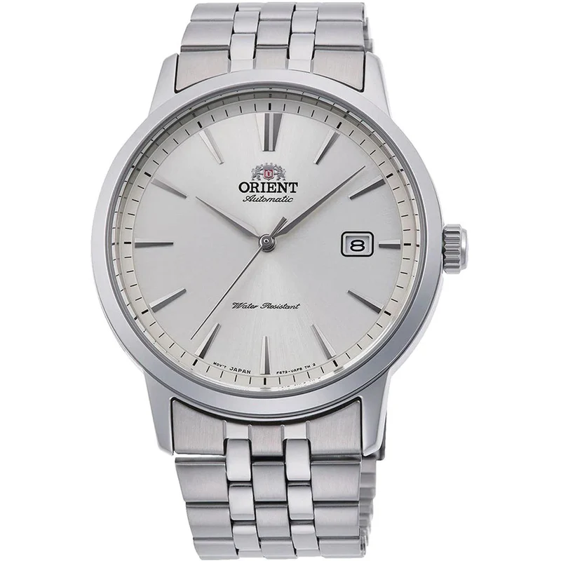 Orient Contemporary 42mm Silver Dial Steel Mens Automatic Watch RA-AC0F02S30B