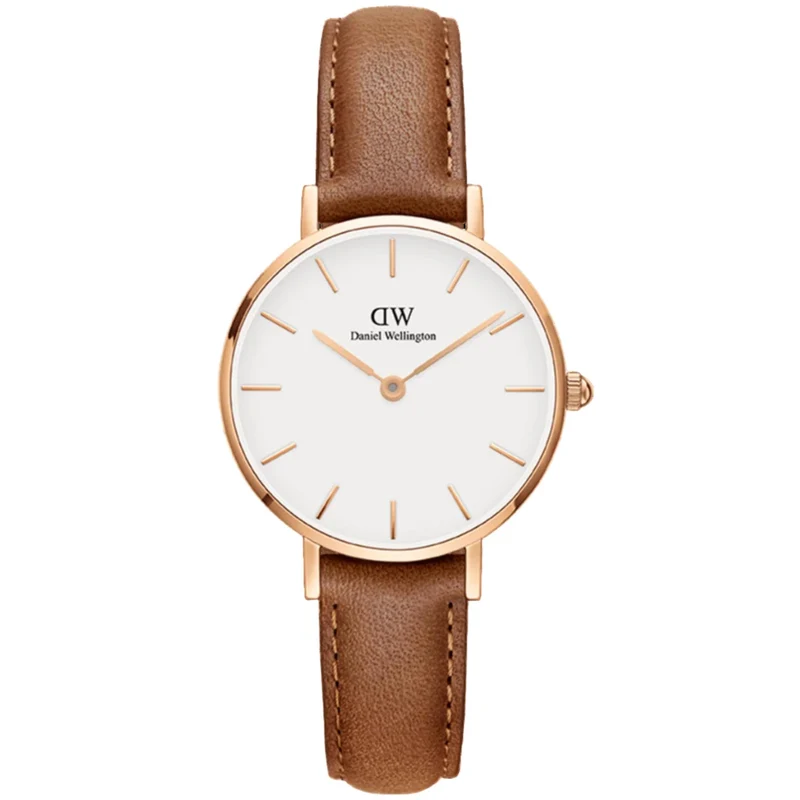 Daniel Wellington Petite 28mm White Dial Steel Ladies Quartz Watch DW00100228