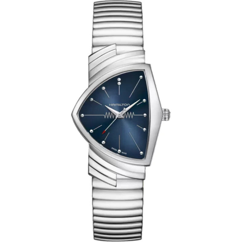 Hamilton Ventura 32mm Blue Dial Steel Quartz Watch H24411142