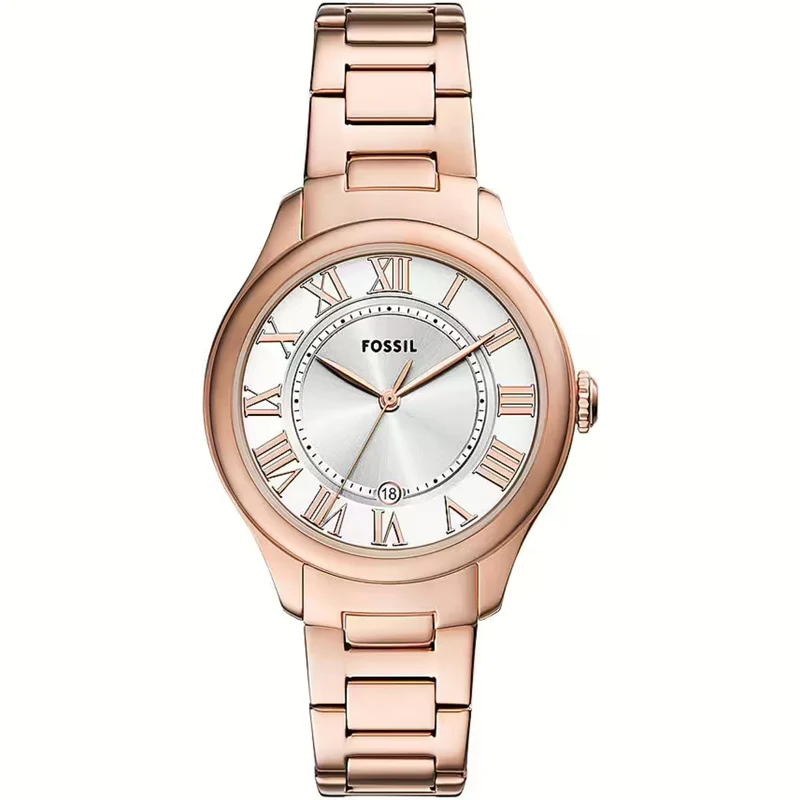 Fossil Gilmore 38mm Silver Dial Steel Ladies Quartz Watch ES5394