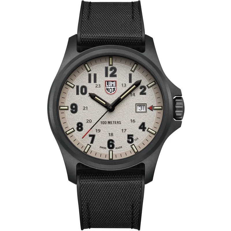 Luminox Atacama Field 43mm Grey Dial Textile Mens Quartz Watch XL.1971.SET