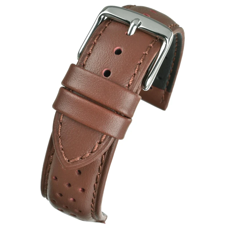 LBS Superior Perforated Leather Strap Tan WH821/20