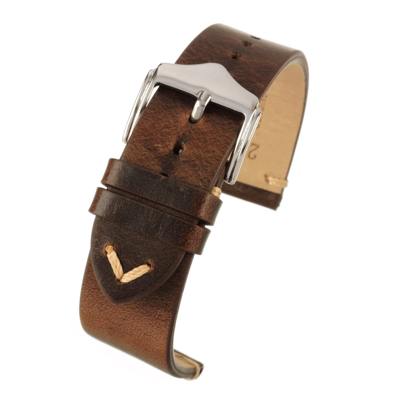 LBS Brown Vintage Watch Strap WV105/18