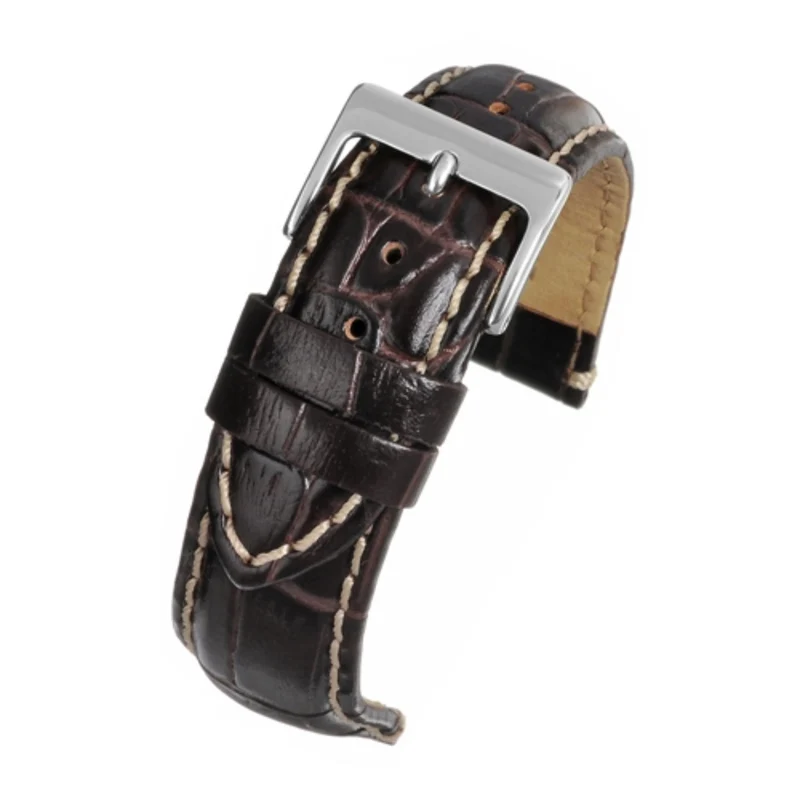 LBS Brown Padded High Grade Watch Strap W105P/18