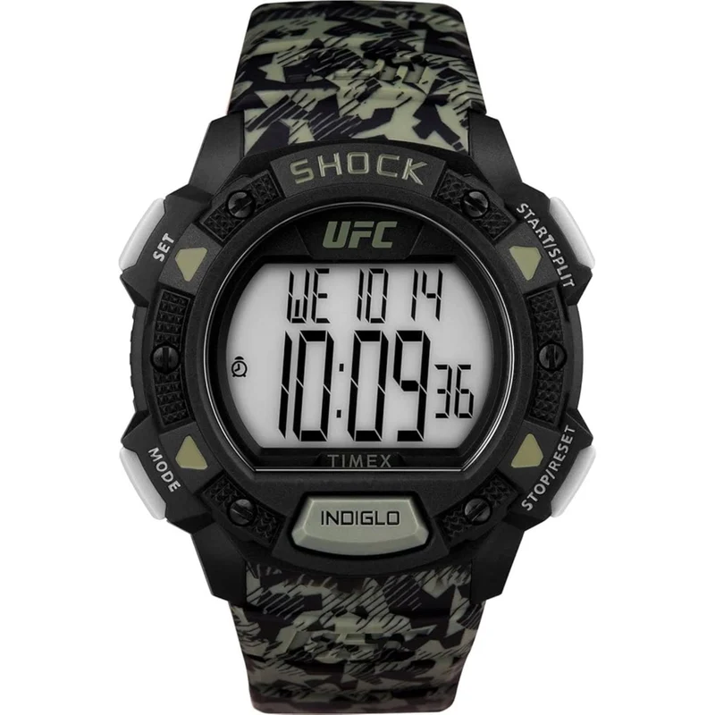 Timex UFC 45mm Digital Resin Mens Quartz Watch TW4B27500