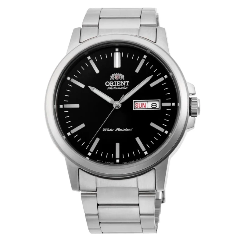 Orient Contemporary 42mm Black Dial Steel Mens Automatic Watch RA-AA0C01B39B