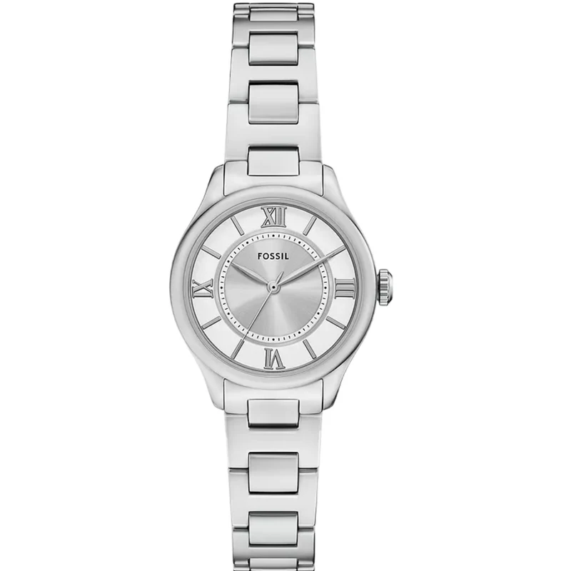 Fossil Gilmore 28mm Silver Dial Steel Ladies Quartz Watch ES5419