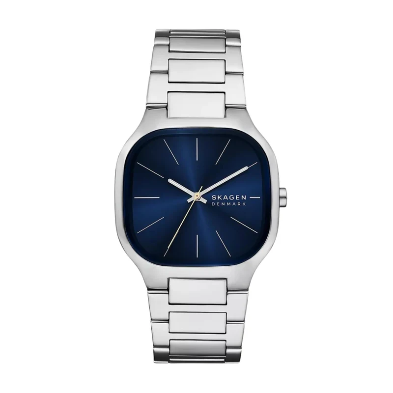 Skagen Mellem Quartz Blue Dial Steel Strap Men's Watch SKW6946