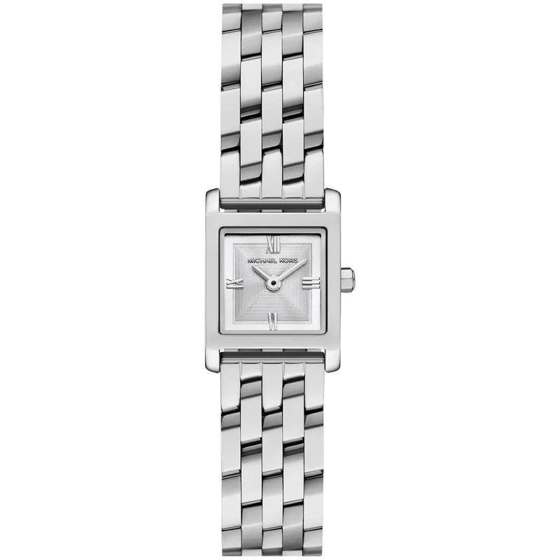 Michael Kors Micro Georgie 19mm Silver Dial Steel Ladies Quartz Watch MK4933