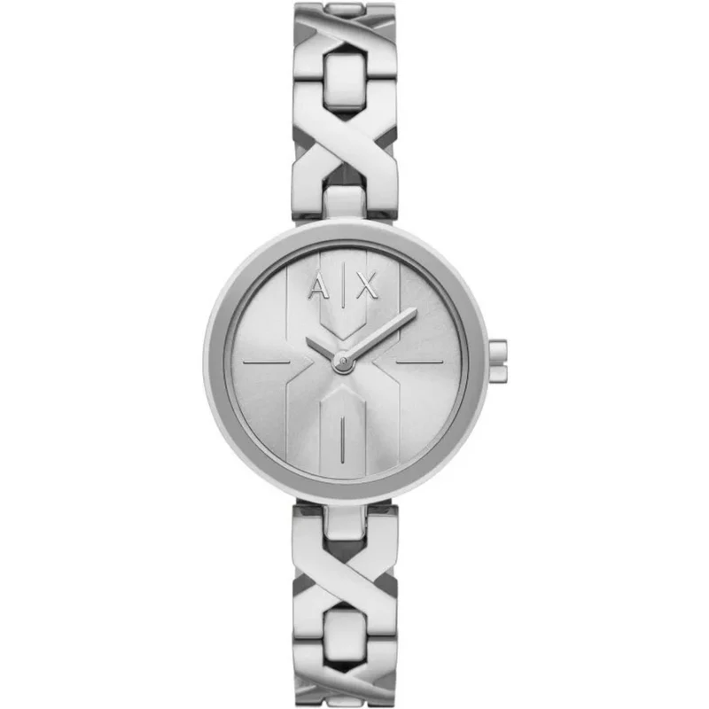 Armani Exchange Ava 32mm Silver Dial Steel Ladies Quartz Watch AX5830